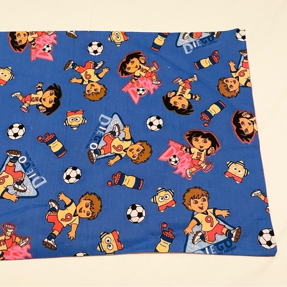 Dora and Diego Pillowcases Homemade 21.5” x 13” Pillow Cases Lot of 2 - Picture 11 of 15
